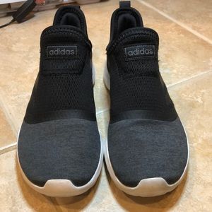 adidas W Lite Racer Slipon Black/Black/Gry Running Shoes